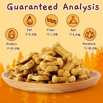 Jungle Calling 1.1 lb Senior Dog Soft Treats, Easy to Chew for Training, Real Chicken 1st Ingredient, Natural Digestive Support & Healthy Treats, Grain Free Meaty Tenders (48 Count)