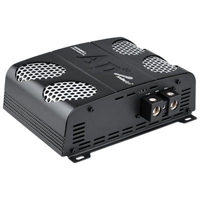 Audiopipe 1500 Watts Full Range Class D Mosfet Amplifier (APHF-1500D-H2), 4-Point Protection System, 2 Ohm, BTL Mode, Remote Bass Control Knob