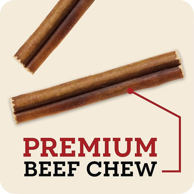 Redbarn Pet Products All Natural 5"-8" Bully Sticks for Small & Large Dogs - Healthy Long Lasting Chews Variety Party Pack - 100% Beef Single Ingredient Low Odor Rawhide Free Dental Treats - 8 oz Bag