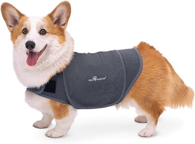 Paw Inspired Dog Anxiety Vest, Calming Thunder Jacket for Dogs, Soothing Compression Vest for Thunderstorms, Fireworks, Travel, Separation Anxiety (Medium)