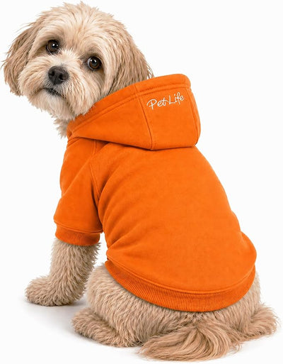 Pet Life ® Premium Ultra-Soft Year-Round Machine Washable American Classic Breathable Cotton Hooded Dog Sweater Pet Hoodie