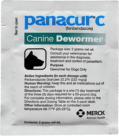 Dogs 2 Gram Each Packet Treats 20 lbs (4 Packets)