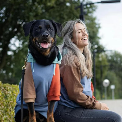 Spark Paws Dog Hoodie – Premium Dog Sweater for Small, Medium, and Large Dogs | Warm Outfits for French Bulldogs, Pitbull, Puppy, Winter Jacket Alternative - Alpine - M