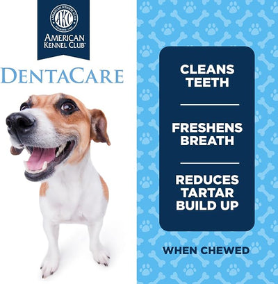 American Kennel Club Dentacare Sweet Potato, Pumpkin, & Yogurt Flavor Dog Treats, Good for Dog Dental Health, 20 Count
