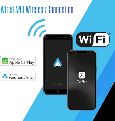 Jensen J3CA7W-BUC 7" Wireless Apple CarPlay Android Auto Stereo, Camera | Backup camera included, wired or wireless Certified Apple CarPlay and Android Auto, 7-inch touchscreen, Bluetooth, USB