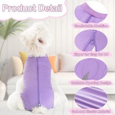 Coppthinktu Dog Surgery Recovery Suit for Dogs After Surgery Female, Dog Onesie Neuter Puppy Spay Shirts, Post-Op Bodysuit Pajamas Anti Licking Abdominal Wounds Cone Alternative