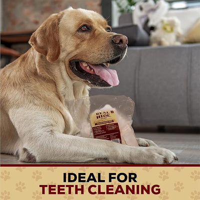 Real Hide Dog Chew Treats, Rawhide Chips, Beef Hide | All Natural | 1 Pound Pack of 2 | Premium Quality | For Small/Medium/Large Dogs