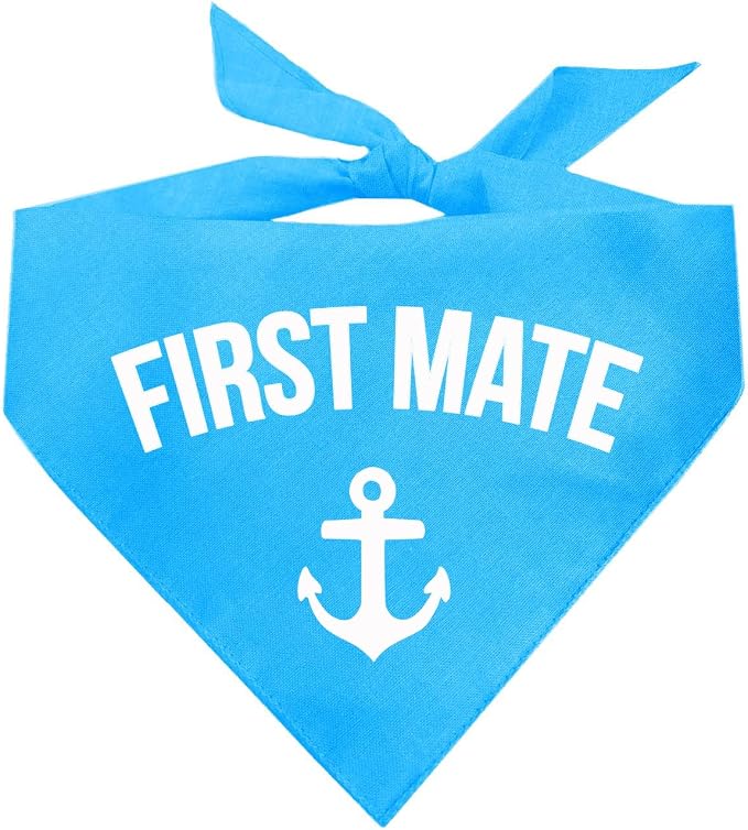 First Mate Dog Bandana (Turquoise, OS 264)