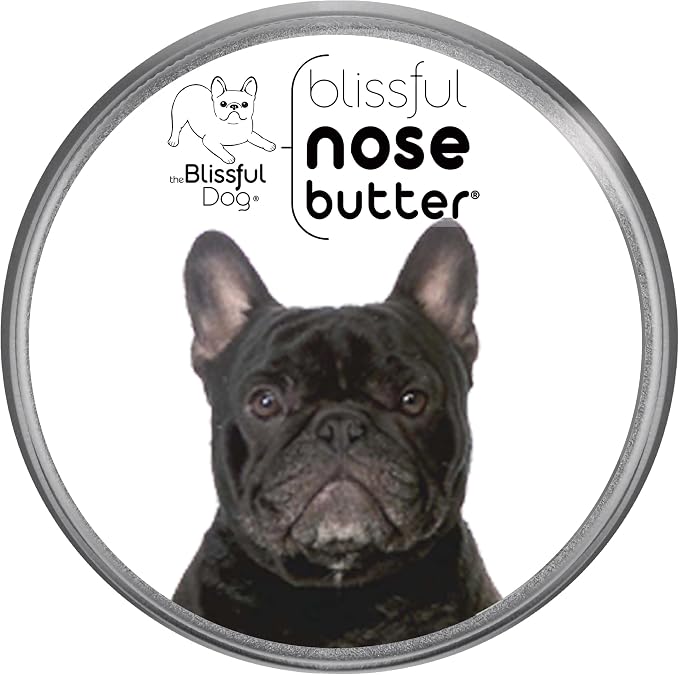 The Blissful Dog French Bulldog Brindle Nose Butter, Versatile Dog Nose Balm for Dry Nose, Handcrafted Nose Moisturizer, Easy-to-Apply Dog Essentials, Unscented, 2 oz.