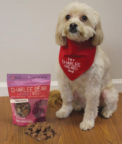 Charlee Bear Bearnola Bites Dog Treats, Cranberry Cobbler Flavor, 8oz (Pack of 2)