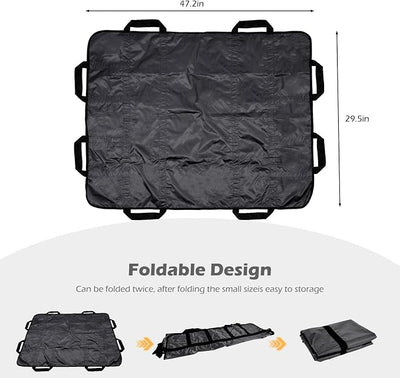 Dog Stretcher for Large Dogs, Dog Stretcher, Portable Stretcher, Emergency Animal Carrier Capable of Holding up to 300 pounds with 8 Handles(Gray)