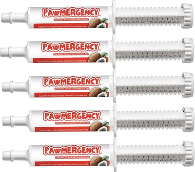 PawMergency – Activated Charcoal First Aid Kit Emergency Rescue 5 Pack for Dogs, Cats, Puppy & Pet Poison Kit, Camping Survival Remedy Essential, Oral Anti Diarrhea Digestive Absorb Toxins