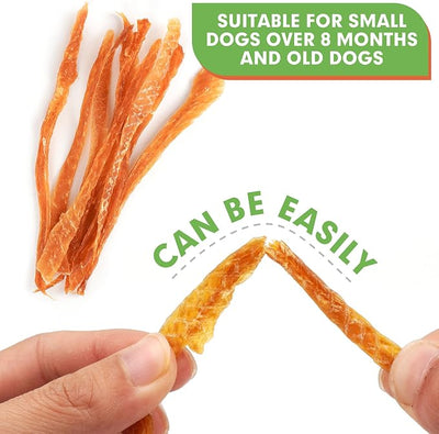 MON2SUN Chicken Jerky Dog Treats - Grain Free High Protein Chicken Strips for Small & Medium Dogs, Natural Training Treats & Healthy Rewards, Easy to Digest, 17.64 oz (Pack of 1)
