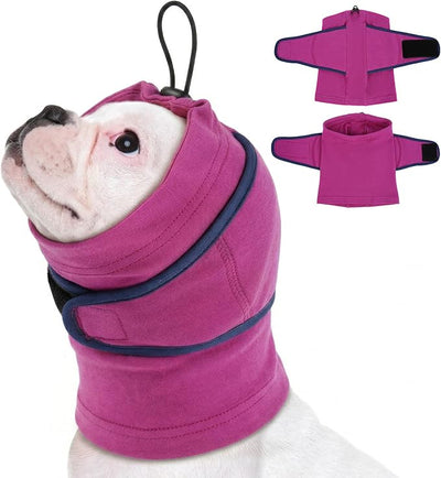 MIGOHI Dog Ear Muffs Noise Protection, Lightweight No Shake Ear Wraps for Dogs Hematoma, Anxiety Relief &Noise Cancelling Dog Ears Cover for Fireworks,Thunderstorms, Separation, Car Ride, Purple M