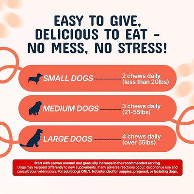 Pets are Kids Turkey Tail Mushroom for Dogs with Organic Real Turkey Tail™ - 8:1 Extract Mushroom Chews for Immune System Health, Gut, Skin & Joint Support - Reishi, Lion's Mane - 240 Chews