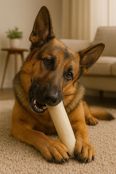 Pet Factory 100% Made in USA Beefhide 8" Rolls Dog Chew Treats - Natural Flavor, 15 Count/1 Pack