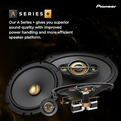 Pioneer A-Series Plus TS-A6991F 6” x 9” 5-Way Speakers (Pair) – 700W Max, Balanced Sound + Smooth Treble, Enhanced Bass, Great Stock Replacement