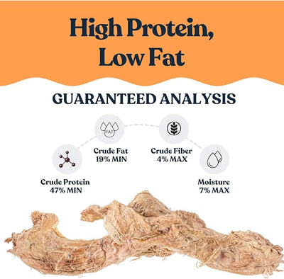 hotspot pets Freeze Dried Chicken Neck Treats for Cats & Dogs - Made in USA, 1lb Big Bag, Single Ingredient All Natural Grain-Free, Crunchy, Perfect for Training, Topper or Snack
