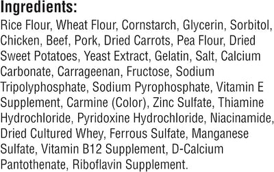 SmartBones Triple Flavor Dumbbells, 10 Count, Rawhide-Free Chews for Dogs, Made with Real Chicken, Beef and Pork