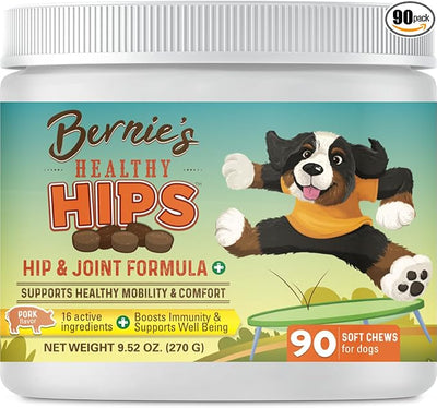 Bernie's Healthy Hips Dog Joint Supplement, 90 Chews