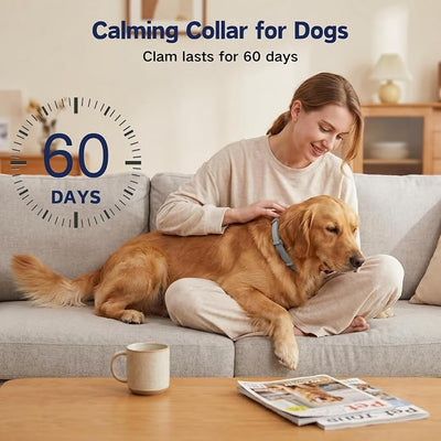 Calming Collar for Dogs - 4 Packs Pheromone Calming Collar, Lasts 60 Days to Relieve Anxiety, Stress & Separation, Reduce Unwanted Behavior, Adjustable for Small Medium Large Dog | Natural Calming Formula, Effective Anxiety Relief, Long-Lasting Waterpr...