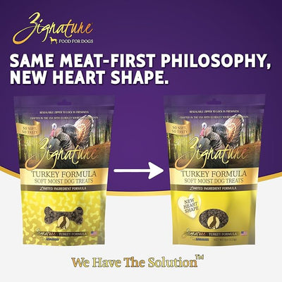 Zignature Turkey Soft Moist Treats for Dogs