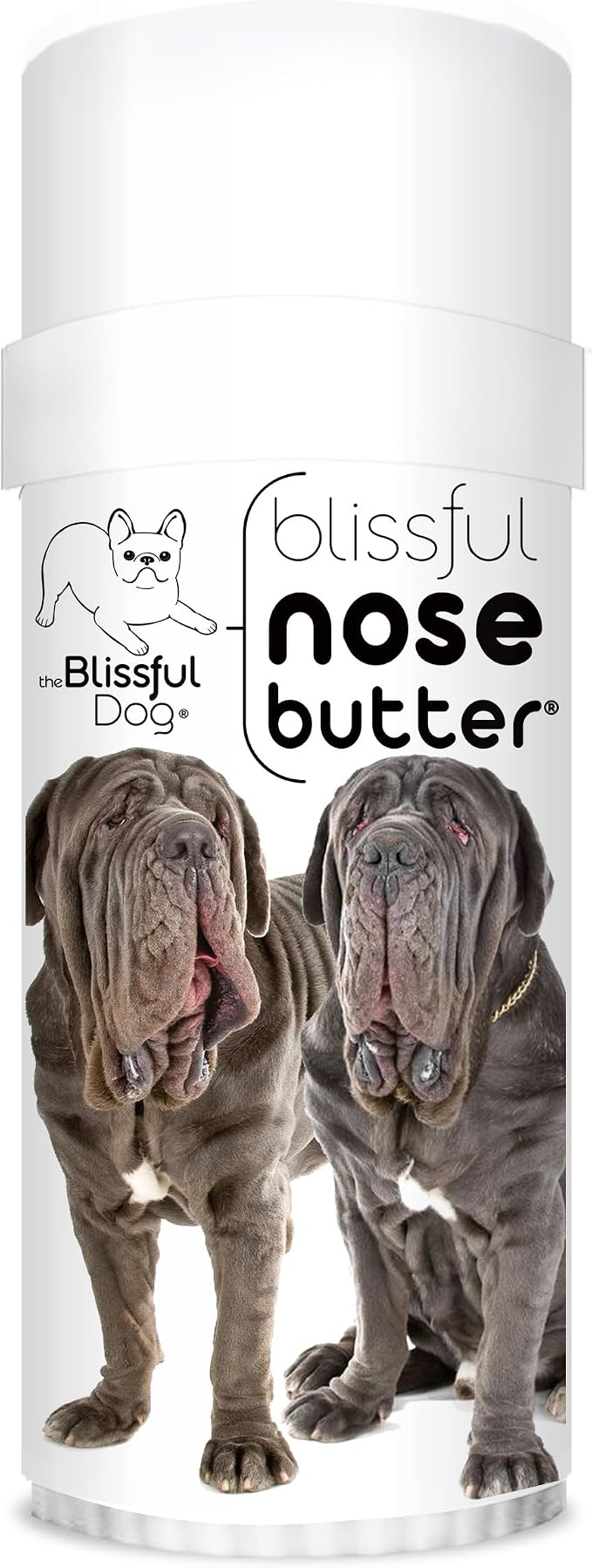 The Blissful Dog Neapolitan Mastiff Unscented Nose Butter - Dog Nose Butter, 2 Ounce