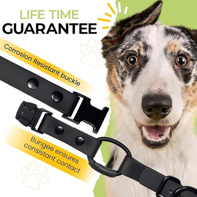 eCollar Replacement Strap Bungee Style - Waterproof Collar Compatible with Garmin, Dogtra, SportDOG, Educator (3/4", Pink)