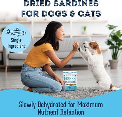 Granville Island Dehydrated Sardines Dog & Cat Treats (14 oz, Pack of 1)