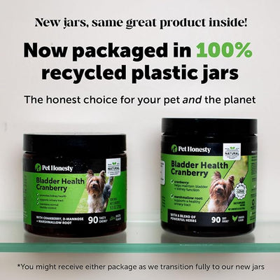 Cranberry for Dogs Urinary Tract Support - Advanced Bladder Control & Kidney Health Supplement - with D-Mannose & Marshmallow Root for Incontinence Support & Normal Urine pH (Bacon, 90 Ct)