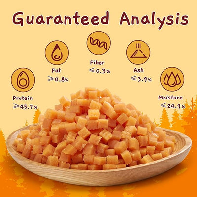Jungle Calling Soft Chicken Cat & Dog Treats, Natural Grain Free Chewy Snacks for Training Rewards for Small & Senior Dogs, High Protein, 10.6 oz