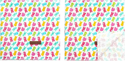 Lionheart glory Easter Dog Bandana Dog Kerchief 1 Pack Washable Soft Comfortable Dog Scarf, Square Adjustable Girl or Boy Easter Eggs Bunnies Dog Bandanas for Small Dogs Puppy