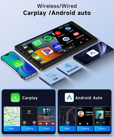 8Core 4+64G Car Stereo for Toyota RAV4 2003 2004 2005 Wireless Carplay Android Auto,9 inch 1280 * 720P IPS Touch Screen Radio, Android/GPS/WiFi/32EQ DSP Audio/Bluetooth/SWC/Backup Camera
