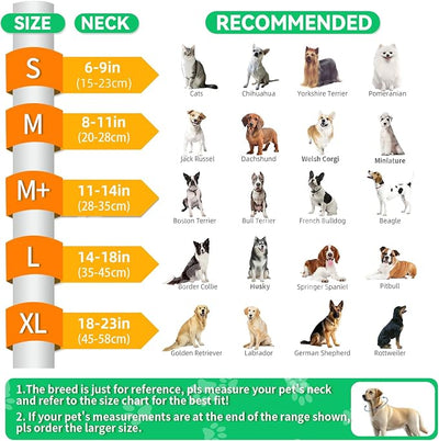 Upgraded Inflatable Dog Cone Collar with Transparent Anti-Licking Shield, Adjustable Elizabethan Collar for Medium Large Dogs, 2-in-1 Design with Detachable Shield and Soft Padding (M, Lime)