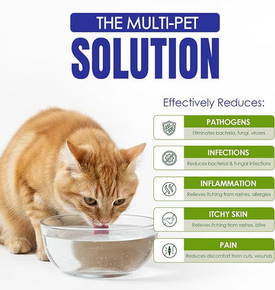 Holistic Pet Care Colloidal Silver for Dogs, Cats, Horses & Birds – 20 PPM Wound Care, Hot Spot Treatment, Skin Relief & Immune Support – All-Natural Pet Colloidal Silver Solution, Refill Bottle(1Gal)