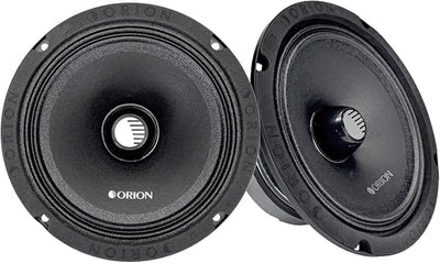 ORION Cobalt CM654 High Efficiency 6.5" Mid-Range Bullet Loudspeakers, 1000W Max Power, 250W RMS, 4 Ohm, 1.5" Voice Coil - Pro Car Audio Stereo, Midrange Speakers (Pair)