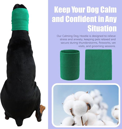 Dog & Cat Calming Hoodie - Anxiety Relief Ear Protector, Noise-Canceling Head Cover for Grooming, Bath, Force Drying, Thunder & Fireworks