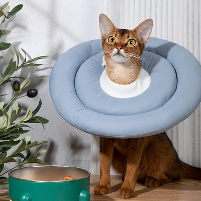 Gagabody Dog Cones for Medium Dogs - Comfortable Adjustable Soft Cone Alternative After Surgery - Elizabethan Donut Collar for Recovery - Different Sizes for Cats, Large and Small Dogs