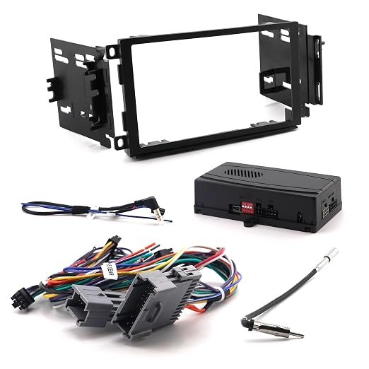 Crux Interfacing Solutions DKGM15 Crux Onstar Radio Replacement Interface W/ Swc Retention Video Switcher & D. Din Dash Kit - Gm Clas