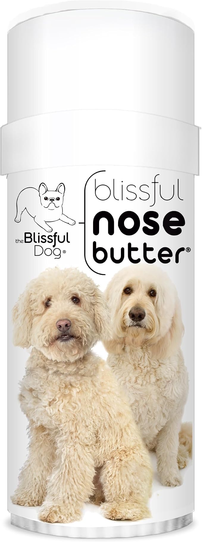 The Blissful Dog Goldendoodle Nose Butter, Versatile Dog Nose Balm for Dry Nose, Handcrafted Nose Moisturizer, Easy-to-Apply Dog Essentials, Unscented, 2 oz.