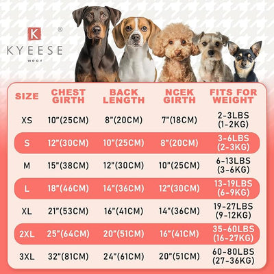 KYEESE Dog Sweater Dress Polka Dot Dog Sweater for Girl with Leash Hole Knit Warm Dogs Clothes with Pom Pom Ball for Fall Winter