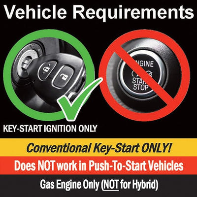 MPC 1-Button Remote Start Compatible with 2011-2015 Ford Explorer - Key-to-Start - Plug & Play - Premier USA Tech Support