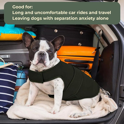 Dog Anxiety Vest Calming Jacket for Small Medium Large Dogs, Dog Shirt Wrap for Indoor Outdoor Fireworks, Thunder, Travel, Separation