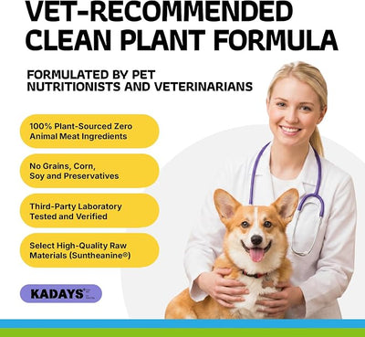Calming Chews for Dogs -Dog Calming Chews -Anxiety and Stress Relief Treats Melatonin Sleep Aid Bites for Small/Medium/Large Dogs Calm Supplement -Separation, Fireworks, Thunder, Barking-Chicken 180ct