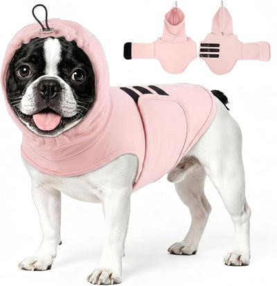 MIGOHI Dog Anxiety Shirt | Breathable Calming Vest for Medium Dogs,Anxiety Jacket for Dogs Vet Visit,Travel, Separation,Fireworks,Storms,Dog Vest for Anxiety to Stop Panting & Hiding,Pink,L