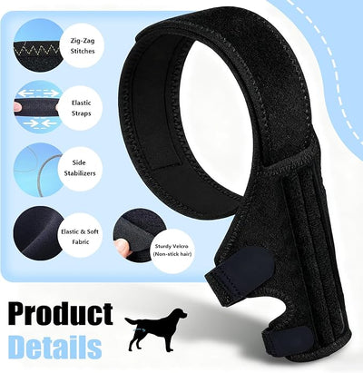 Dog Knee Brace for Torn ACL/CCL & Hind Leg Support - Adjustable Brace for Arthritis Relief, Joint Stability & Injury Recovery - Fits Small & Medium Dogs (XXXL)