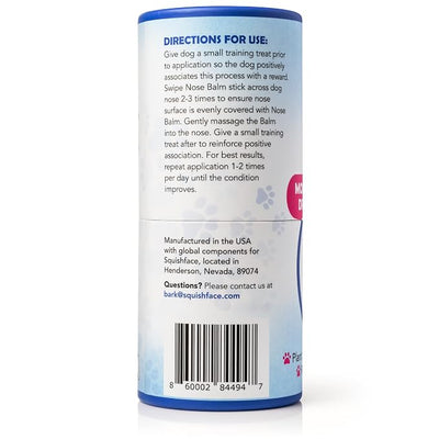 Squishface Dog Lick Safe Nose Balm for Hyperkeratosis & Dry Cracked Snouts