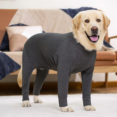 kzrfojy Dog Recovery Suit for Dogs After Surgery Female Male Medium Large Dog Neuter Spay Onesie for Shedding Prevent Licking Surgical Wound Dog Cone Alternative