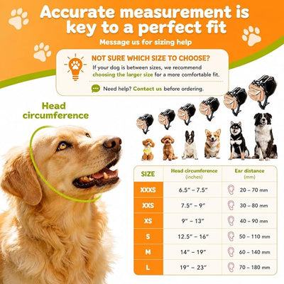 PETSEAR Dog Ear Muffs Noise Protection,Dog Headphones Noise Cancelling 29dB NRR with Magnetic Buckle & Electroplated Finish, Anti-Anxiety Earmuffs for Fireworks,Thunderstorms,Travel(Gold,XS)