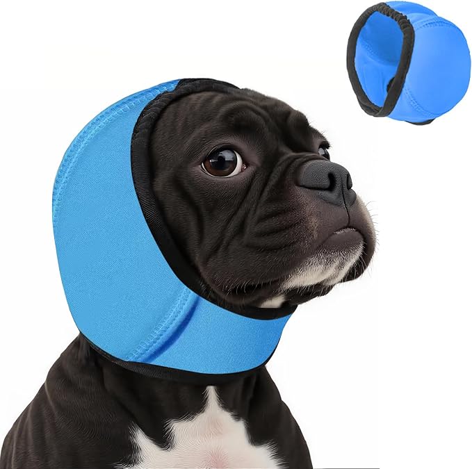 Dog Ear Muffs Noise Protection, Stress-Reducing, Comfortable, Perfect for Thunderstorms, Noise,Vet Visits & Preventing Water